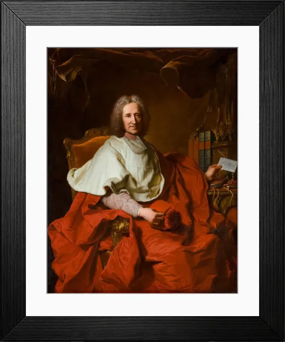 Framed Print : Portrait of Cardinal Guillaume Dubois, 1723. Creator: Hyacinthe Rigaud (French, 1659-1743) Framed Print : Portrait of Cardinal Guillaume Dubois, 1723. Creator: Hyacinthe Rigaud (French, 1659-1743)