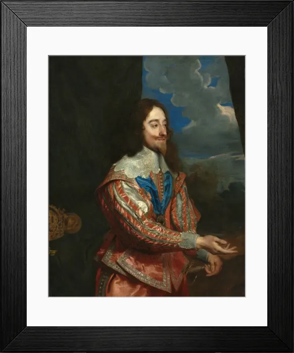 Framed Print : Portrait of Charles I (1600-1649), 17th century or later. Creator: Unknown Framed Print : Portrait of Charles I (1600-1649), 17th century or later. Creator: Unknown