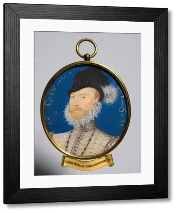 Framed Print : Portrait of Charles Howard, 2nd Baron Howard of Effingham, later 1st Earl of Nottingham, 1576 Framed Print : Portrait of Charles Howard, 2nd Baron Howard of Effingham, later 1st Earl of Nottingham, 1576