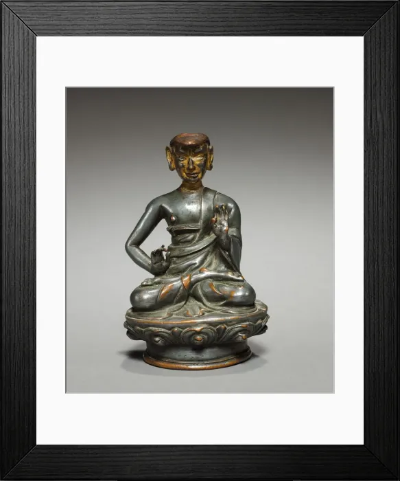 Framed Print : Portrait of Dharmakirti, c. 1400s-1500s. Creator: Unknown Framed Print : Portrait of Dharmakirti, c. 1400s-1500s. Creator: Unknown
