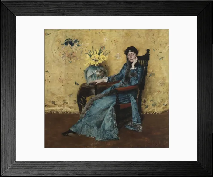 Framed Print : Portrait of Dora Wheeler, 1882-83. Creator: William Merritt Chase (American, 1849-1916) Framed Print : Portrait of Dora Wheeler, 1882-83. Creator: William Merritt Chase (American, 1849-1916)