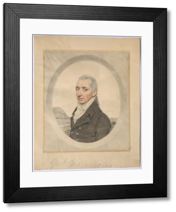 Framed Print : Portrait of General Keith MacAlister, c. 1800-1810. Creator: John I Smart (British, 1741-1811) Framed Print : Portrait of General Keith MacAlister, c. 1800-1810. Creator: John I Smart (British, 1741-1811)