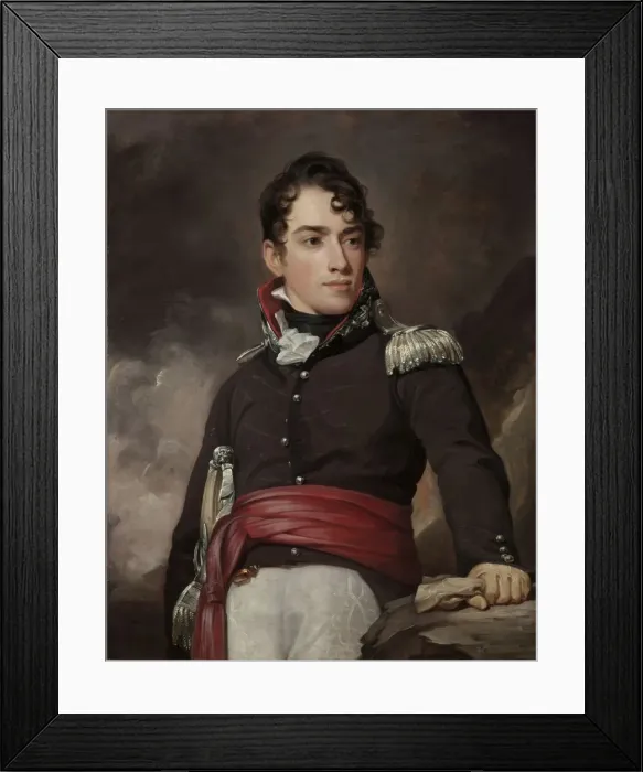 Framed Print : Portrait of Jean Terford David, 1813. Creator: Thomas Sully (American, 1783-1872)