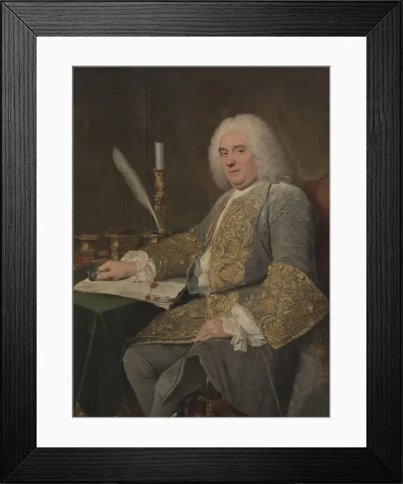 Framed Print : Portrait of Jean-Gabriel du Theil at the Signing of the Treaty of Vienna, 1738-1740 Framed Print : Portrait of Jean-Gabriel du Theil at the Signing of the Treaty of Vienna, 1738-1740