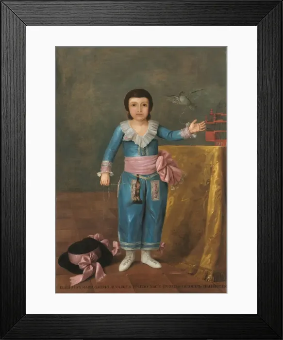 Framed Print : Portrait of Juan Maria Osorio, c. 1786. Creator: Agustin Esteve y Marques (Spanish, 1753-c Framed Print : Portrait of Juan Maria Osorio, c. 1786. Creator: Agustin Esteve y Marques (Spanish, 1753-c