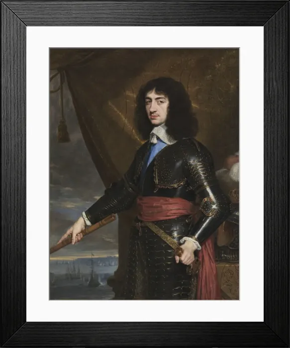 Framed Print : Portrait of King Charles II of England, 1653. Creator: Philippe de Champaigne (French, 1602-1674) Framed Print : Portrait of King Charles II of England, 1653. Creator: Philippe de Champaigne (French, 1602-1674)