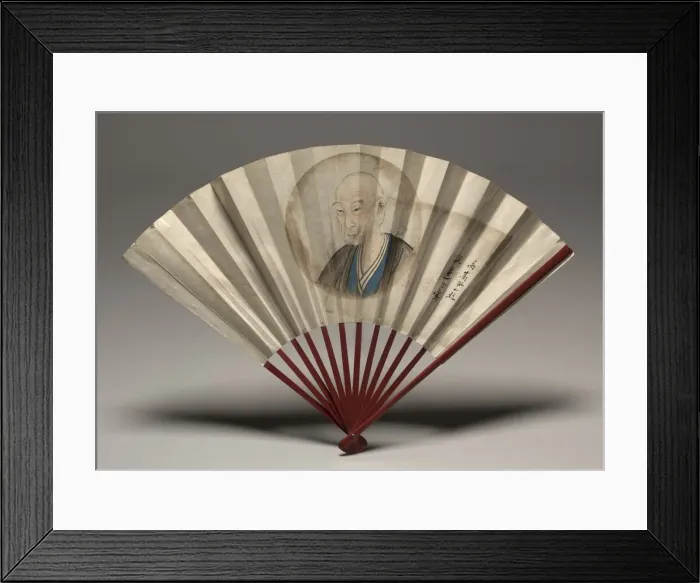 Framed Print : Portrait of Ko Sukoku, possibly 1817. Creator: Watanabe Kazan (Japanese, 1793-1841); Tani Buncho Framed Print : Portrait of Ko Sukoku, possibly 1817. Creator: Watanabe Kazan (Japanese, 1793-1841); Tani Buncho