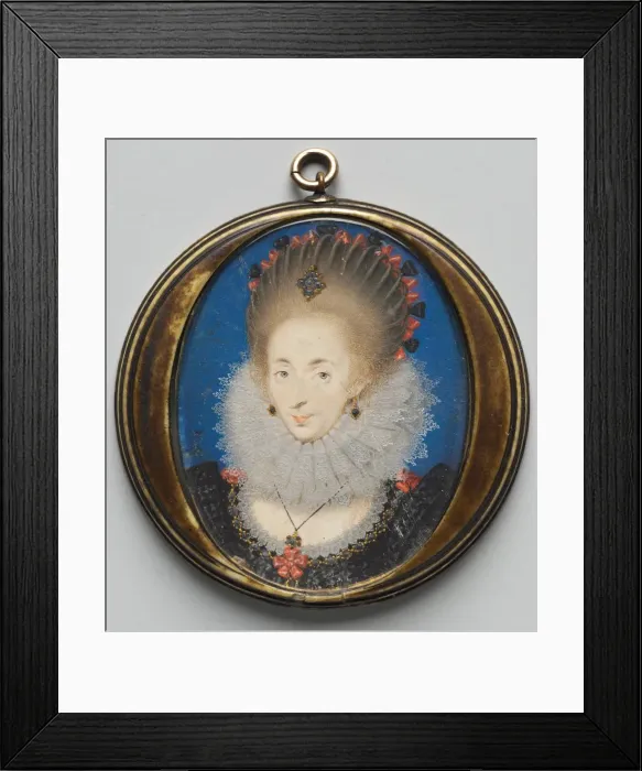 Framed Print : Portrait of Lucy Russell, Countess of Bedford, nee Harrington, 1612. Creator Framed Print : Portrait of Lucy Russell, Countess of Bedford, nee Harrington, 1612. Creator