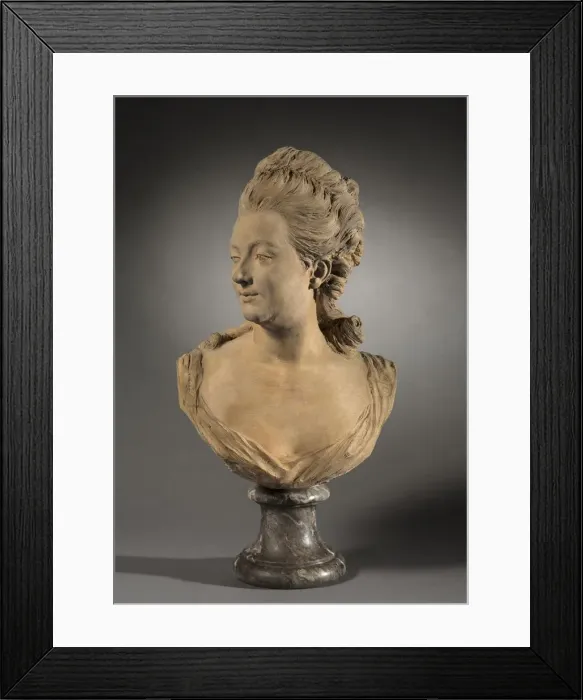 Framed Print : Portrait of Melle de Vandeul, possibly 1760. Creator: Jean-Baptiste Lemoyne (French, 1704-1778) Framed Print : Portrait of Melle de Vandeul, possibly 1760. Creator: Jean-Baptiste Lemoyne (French, 1704-1778)
