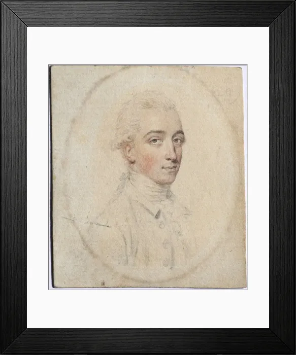 Framed Print : Portrait of Mr. Gambier, c. 1776. Creator: John I Smart (British, 1741-1811) Framed Print : Portrait of Mr. Gambier, c. 1776. Creator: John I Smart (British, 1741-1811)