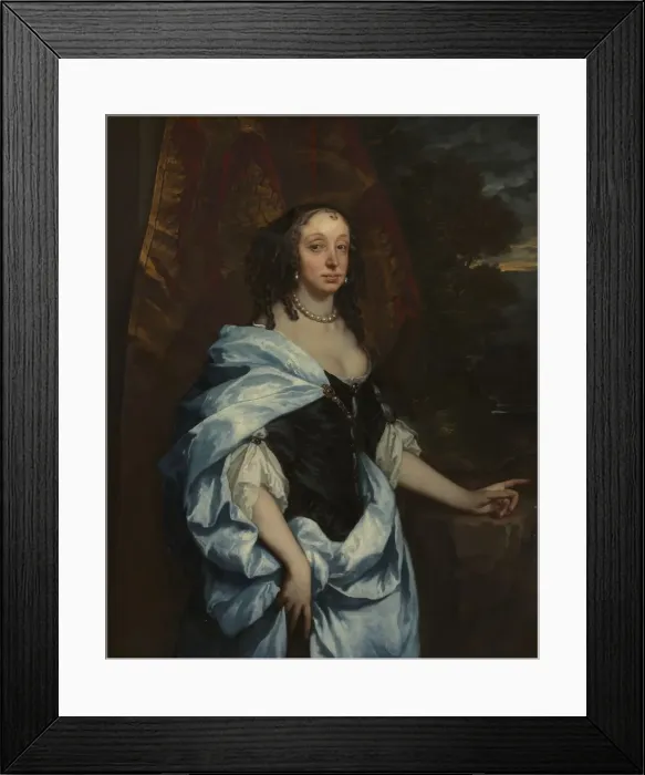Framed Print : Portrait of Mrs. Leneve, c. 1657. Creator: Peter Lely (British, 1618-1680) Framed Print : Portrait of Mrs. Leneve, c. 1657. Creator: Peter Lely (British, 1618-1680)
