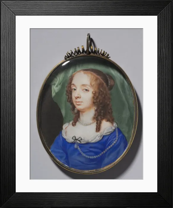 Framed Print : Portrait of a Woman, 1646. Creator: Samuel Cooper (British, 1608 / 09-1672) Framed Print : Portrait of a Woman, 1646. Creator: Samuel Cooper (British, 1608 / 09-1672)