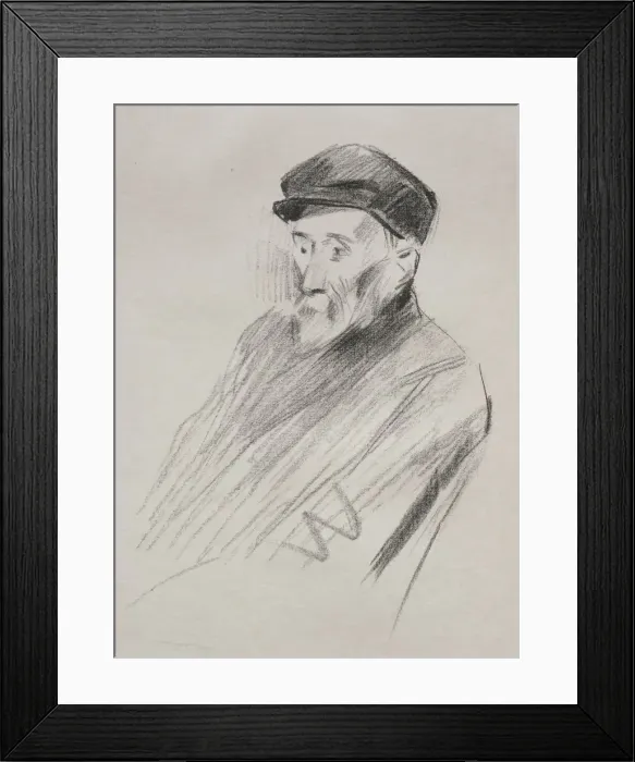 Framed Print : Pierre Auguste Renoir. Creator: Jean Louis Forain (French, 1852-1931) Framed Print : Pierre Auguste Renoir. Creator: Jean Louis Forain (French, 1852-1931)