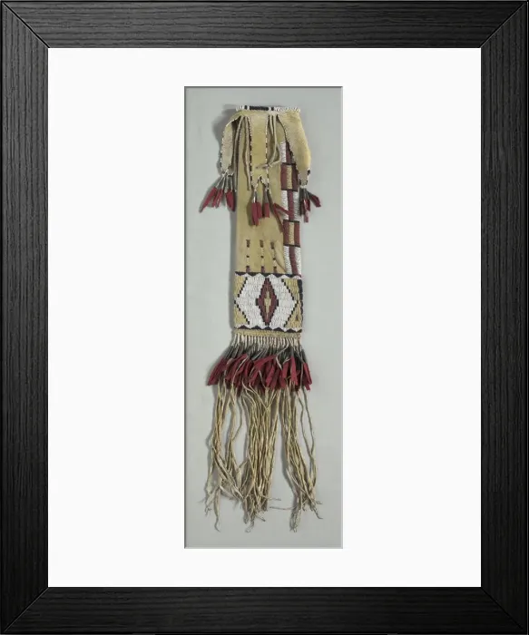 Framed Print : Pipe Bag, c. 1870. Creator: Unknown Framed Print : Pipe Bag, c. 1870. Creator: Unknown