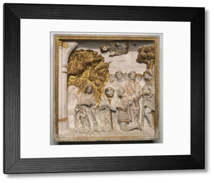 Framed Print : Pier Francesco Visconti, Court of Saliceto, Adoring the Christ Child, shortly after 1484 Framed Print : Pier Francesco Visconti, Court of Saliceto, Adoring the Christ Child, shortly after 1484