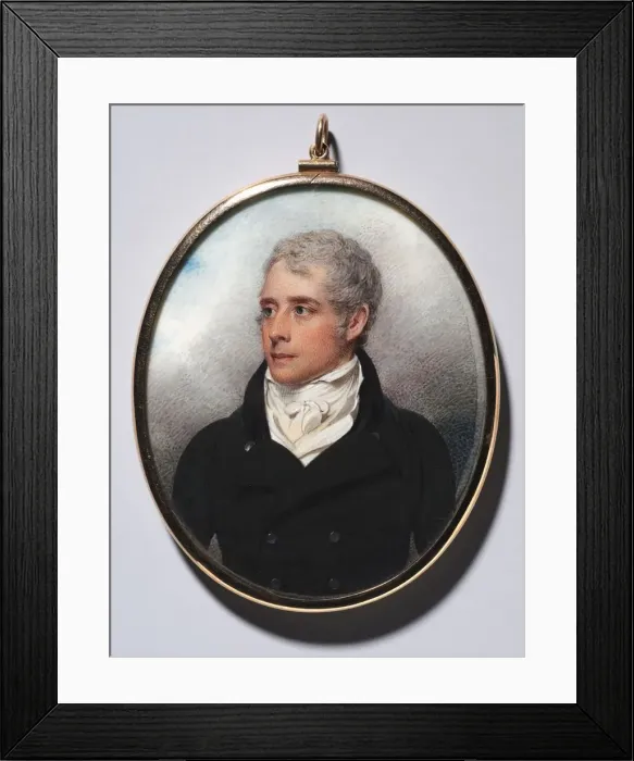 Framed Print : Portrait of Sandford Peacocke, 1801. Creator: William Wood (British, c. 1768-1809) Framed Print : Portrait of Sandford Peacocke, 1801. Creator: William Wood (British, c. 1768-1809)
