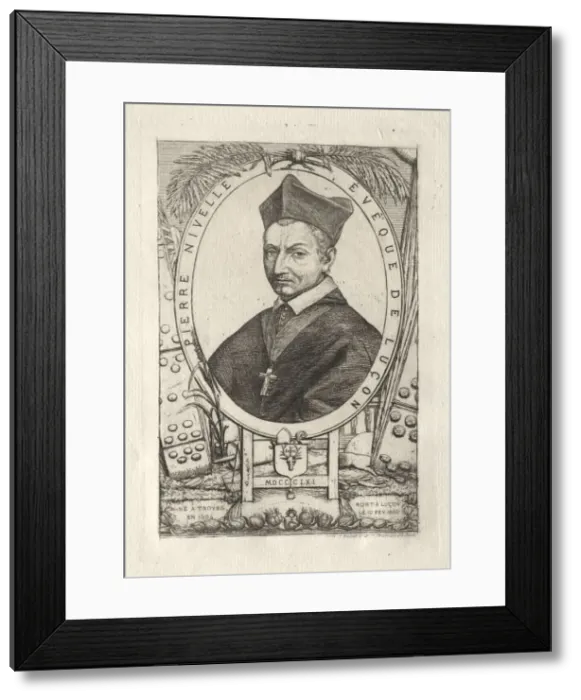 Framed Print : Pierre Nivelle, Bishop of Lucon, 1861. Creator: Charles Meryon (French, 1821-1868) Framed Print : Pierre Nivelle, Bishop of Lucon, 1861. Creator: Charles Meryon (French, 1821-1868)