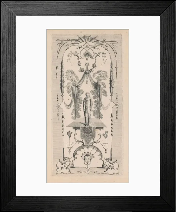 Framed Print : Pierrot, Arabesque. Creator: Louis Crepy (French) Framed Print : Pierrot, Arabesque. Creator: Louis Crepy (French)
