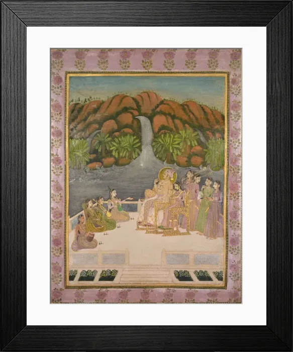 Framed Print : Portrait of Sardar Singh (Son of Savant Singh, 1730-68), c. 1760. Creator: Unknown Framed Print : Portrait of Sardar Singh (Son of Savant Singh, 1730-68), c. 1760. Creator: Unknown