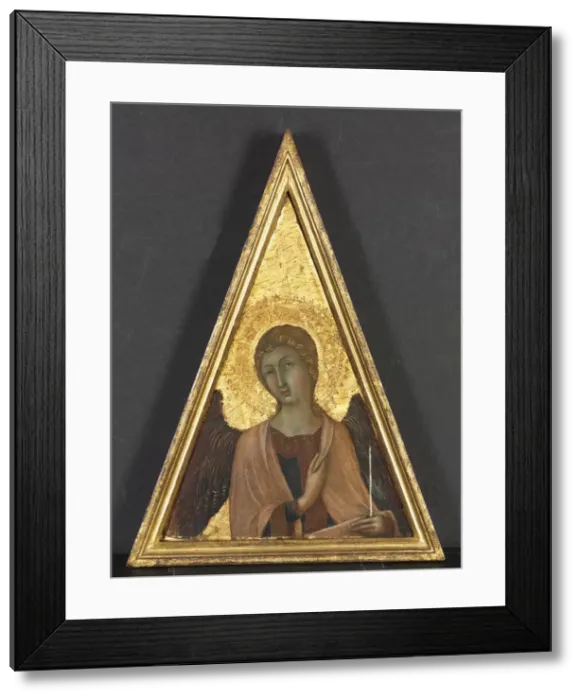 Framed Print : Pinnacle with Angel, c. 1340. Creator: Niccolo di Segna (Italian), circle of Framed Print : Pinnacle with Angel, c. 1340. Creator: Niccolo di Segna (Italian), circle of