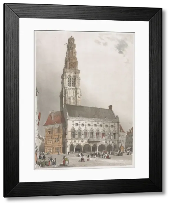 Framed Print : Picturesque Architecture in Paris, Ghent, Antwerp, Rouen, 1839. Creator: Thomas Shotter Boys Framed Print : Picturesque Architecture in Paris, Ghent, Antwerp, Rouen, 1839. Creator: Thomas Shotter Boys