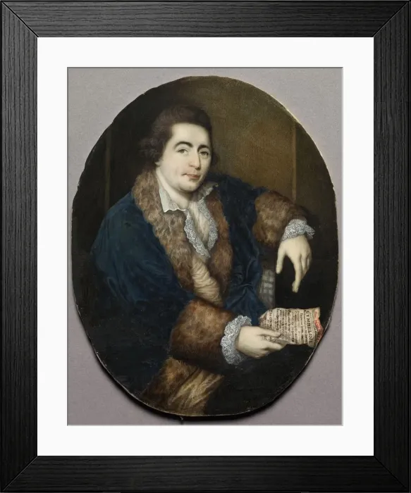Framed Print : Portrait of William Powell, c. 1765. Creator: James Scouler (British, 1740-1812) Framed Print : Portrait of William Powell, c. 1765. Creator: James Scouler (British, 1740-1812)