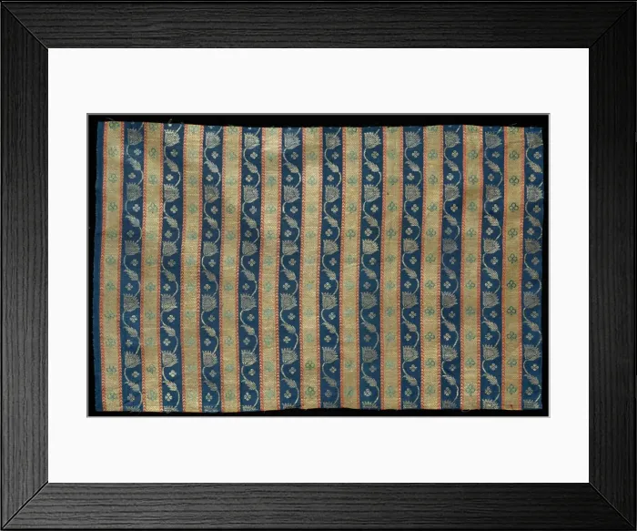 Framed Print : Piece of Patka (Girdle or Sash), 1700s - 1800s. Creator: Unknown Framed Print : Piece of Patka (Girdle or Sash), 1700s - 1800s. Creator: Unknown