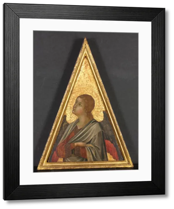 Framed Print : Pinnacle with Angel (pair), c. 1340. Creator: Niccolo di Segna (Italian), circle of Framed Print : Pinnacle with Angel (pair), c. 1340. Creator: Niccolo di Segna (Italian), circle of
