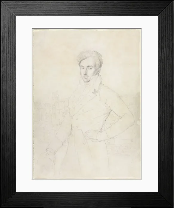 Framed Print : Portrait of a Young Man Standing on the Quirinal with the Turris Comitum in the Background, 1800s Framed Print : Portrait of a Young Man Standing on the Quirinal with the Turris Comitum in the Background, 1800s