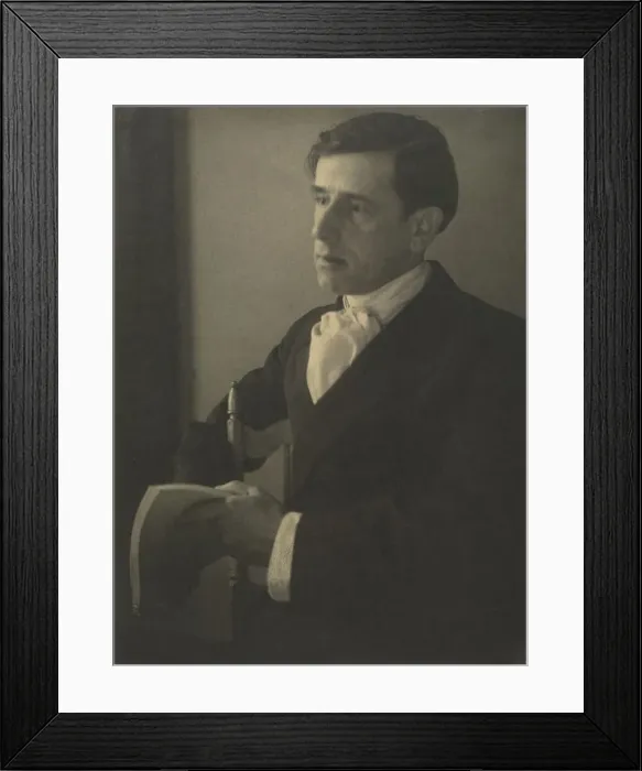 Framed Print : Portrait of Clarence H. White (1871-1925), c. 1898. Creator: Ema Spencer (American, 1857-1941) Framed Print : Portrait of Clarence H. White (1871-1925), c. 1898. Creator: Ema Spencer (American, 1857-1941)