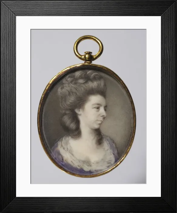 Framed Print : Portrait of a Woman, c. 1775. Creator: The Artist V (British) Framed Print : Portrait of a Woman, c. 1775. Creator: The Artist V (British)