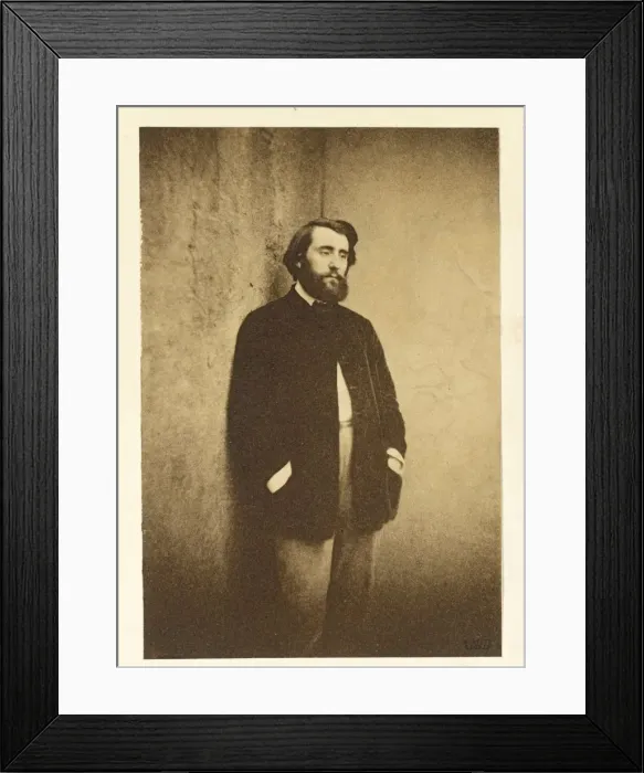 Framed Print : Portrait of Edmond Cottinet (1824-1895), c. 1848-50. Creator: Gustave Le Gray (French, 1820-1884) Framed Print : Portrait of Edmond Cottinet (1824-1895), c. 1848-50. Creator: Gustave Le Gray (French, 1820-1884)