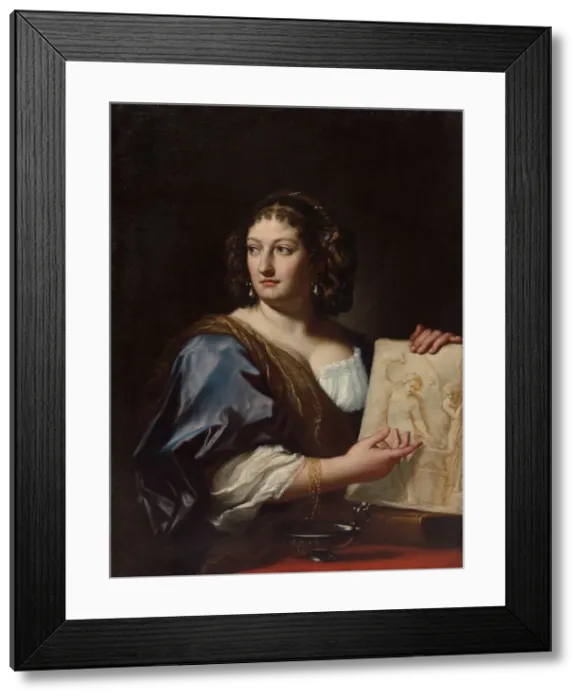 Framed Print : Portrait of Francesca Gommi Maratti, c. 1701. Creator: Carlo Maratti (Italian, 1625-1713) Framed Print : Portrait of Francesca Gommi Maratti, c. 1701. Creator: Carlo Maratti (Italian, 1625-1713)