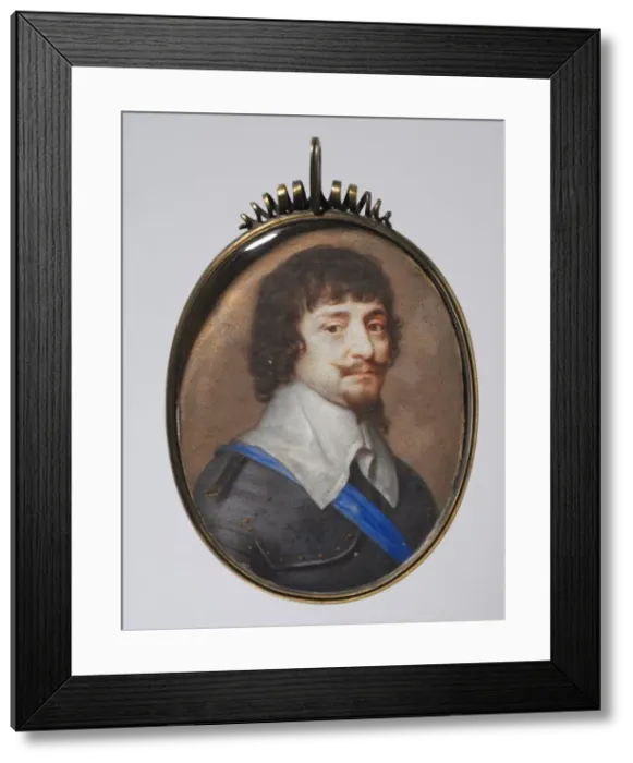Framed Print : Portrait of Frederick V, Elector Palatine, King of Bohemia, 1630s. Creator: John Hoskins (British Framed Print : Portrait of Frederick V, Elector Palatine, King of Bohemia, 1630s. Creator: John Hoskins (British