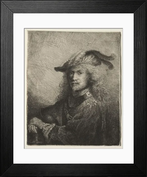 Framed Print : Portrait of an Officer, 1645. Creator: Ferdinand Bol (Dutch, 1616-1680) Framed Print : Portrait of an Officer, 1645. Creator: Ferdinand Bol (Dutch, 1616-1680)