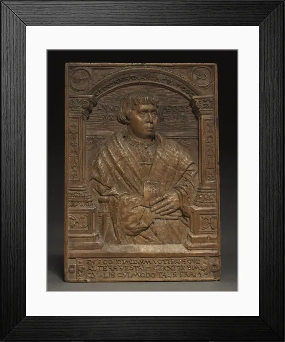 Framed Print : Portrait of Georg Knauer, 1537. Creator: Peter Dell (German, 1490-1552) Framed Print : Portrait of Georg Knauer, 1537. Creator: Peter Dell (German, 1490-1552)