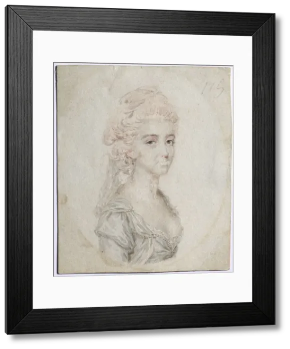 Framed Print : Portrait of a Woman, c. 1776. Creator: John I Smart (British, 1741-1811) Framed Print : Portrait of a Woman, c. 1776. Creator: John I Smart (British, 1741-1811)