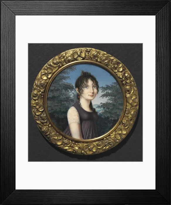 Framed Print : Portrait of a Woman, c. 1805. Creator: Unknown Framed Print : Portrait of a Woman, c. 1805. Creator: Unknown