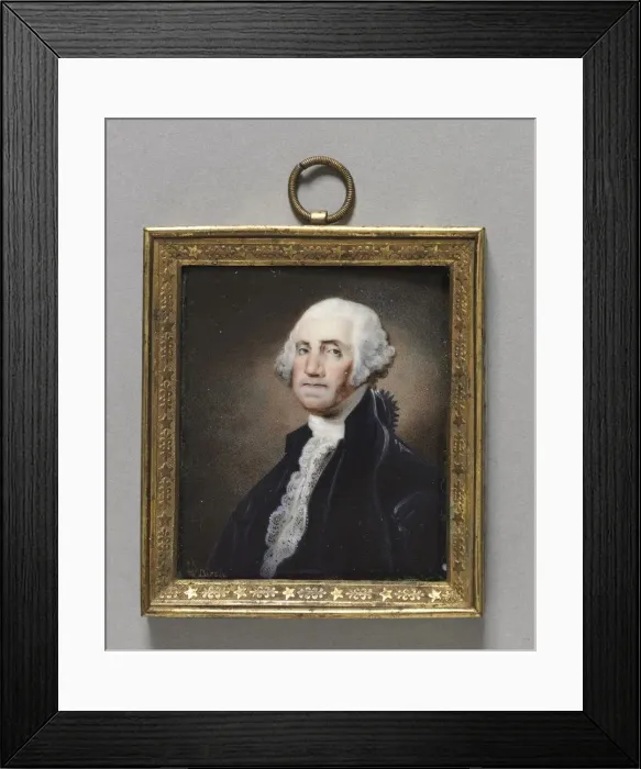 Framed Print : Portrait of George Washington, c. 1790s. Creator: William Russell Birch (American, 1755-1834) Framed Print : Portrait of George Washington, c. 1790s. Creator: William Russell Birch (American, 1755-1834)