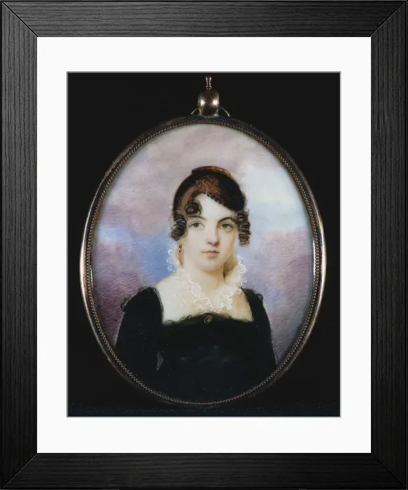 Framed Print : Portrait of a Woman, c. 1810. Creator: John Wesley Jarvis (American, 1781-1840) Framed Print : Portrait of a Woman, c. 1810. Creator: John Wesley Jarvis (American, 1781-1840)