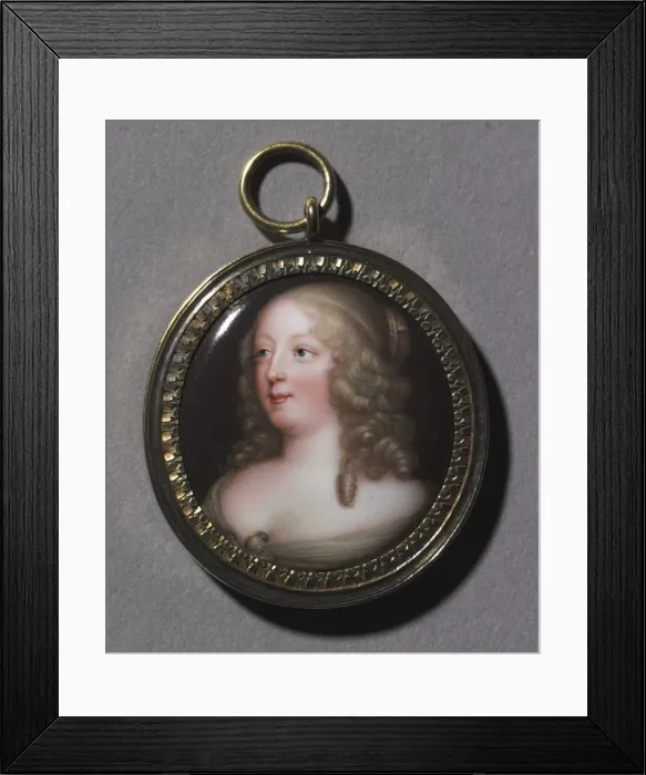 Framed Print : Portrait of a Woman, c. 1670. Creator: Jean Petitot (Swiss, 1607-1691) Framed Print : Portrait of a Woman, c. 1670. Creator: Jean Petitot (Swiss, 1607-1691)
