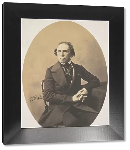 Portrait of Giacomo Meyerbeer (1791-1864), 1857. Creator: Adrien Tournachon (French, 1825-1903)