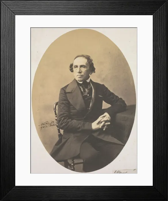 Framed Print : Portrait of Giacomo Meyerbeer (1791-1864), 1857. Creator: Adrien Tournachon (French, 1825-1903) Framed Print : Portrait of Giacomo Meyerbeer (1791-1864), 1857. Creator: Adrien Tournachon (French, 1825-1903)