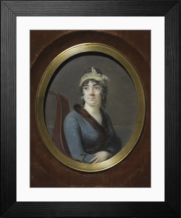 Framed Print : Portrait of a Woman, c. 1820. Creator: Unknown Framed Print : Portrait of a Woman, c. 1820. Creator: Unknown