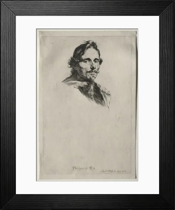 Framed Print : Portrait of Baron Philippe Le Roy. Creator: Anthony van Dyck (Flemish, 1599-1641) Framed Print : Portrait of Baron Philippe Le Roy. Creator: Anthony van Dyck (Flemish, 1599-1641)