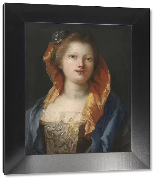 Portrait of a Woman, 1762-1770. Creator: Giovanni Domenico Tiepolo (Italian, 1727-1804)