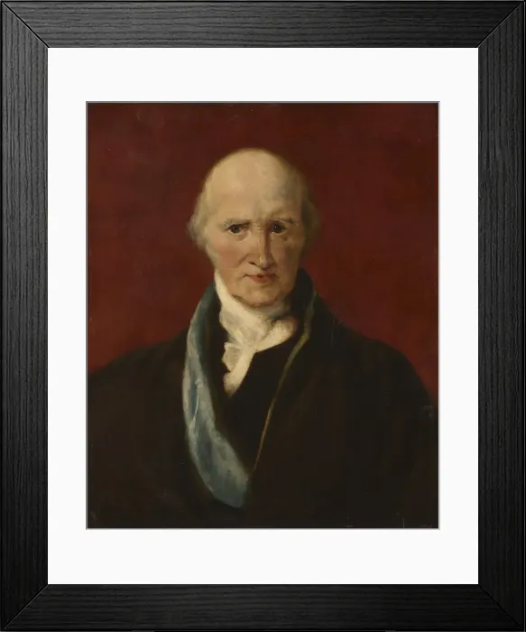 Framed Print : Portrait of Benjamin West, 1818 or later. Creator: Unknown Framed Print : Portrait of Benjamin West, 1818 or later. Creator: Unknown