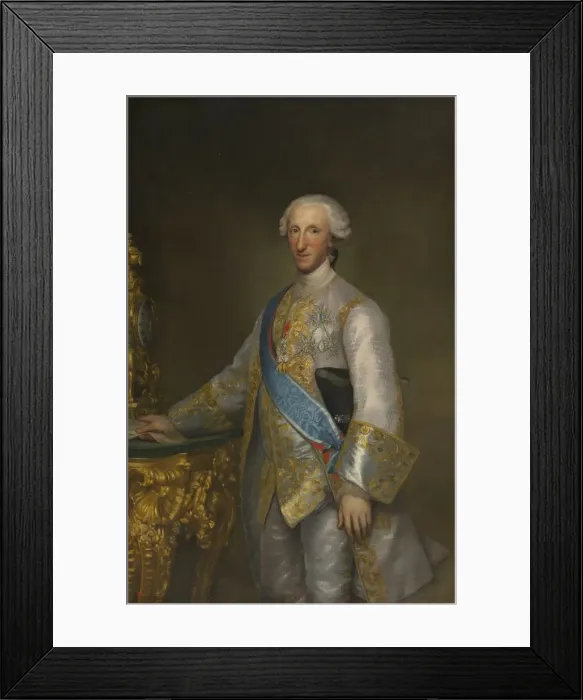 Framed Print : Portrait of Infante Don Luis de Borbon, c. 1776. Creator: Anton Raphael Mengs (German, 1728-1779) Framed Print : Portrait of Infante Don Luis de Borbon, c. 1776. Creator: Anton Raphael Mengs (German, 1728-1779)