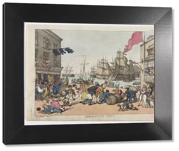 Portsmouth Point, 1814. Creator: Thomas Rowlandson (British, 1756-1827)