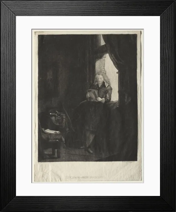 Framed Print : Portrait of Jan Six. Creator: Unknown